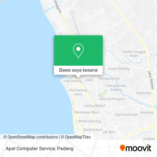 Peta Apel Computer Service