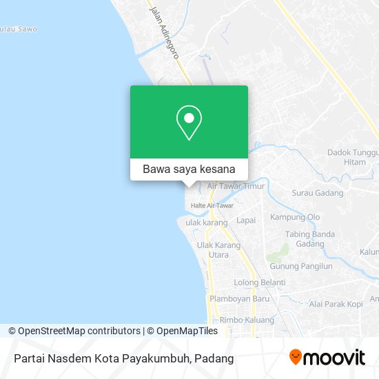 Peta Partai Nasdem Kota Payakumbuh