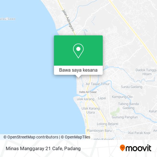 Peta Minas Manggaray 21 Cafe