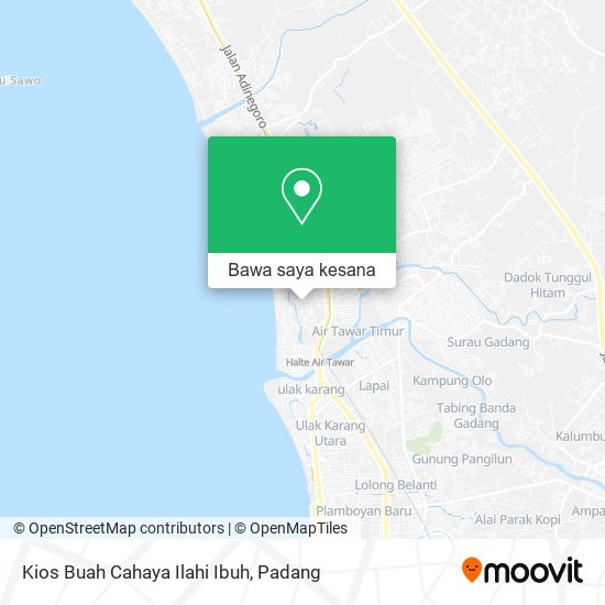 Peta Kios Buah Cahaya Ilahi Ibuh