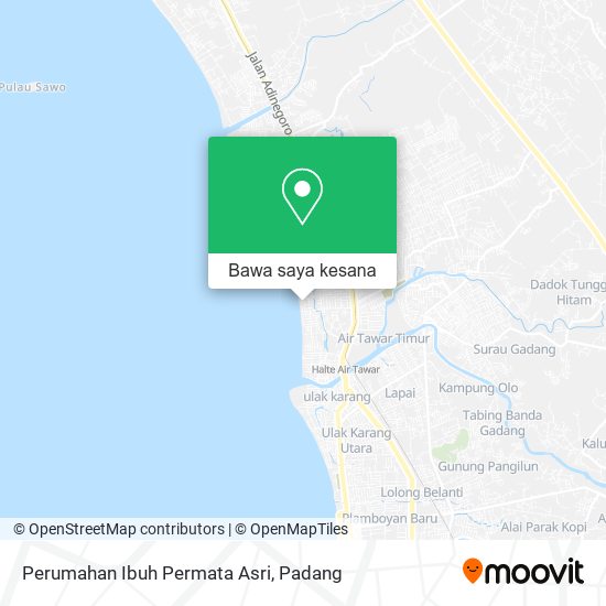 Peta Perumahan Ibuh Permata Asri