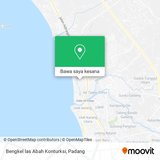 Peta Bengkel las Abah Konturksi