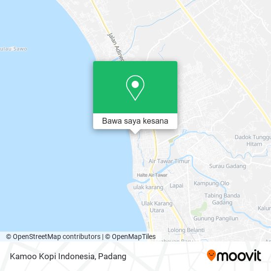 Peta Kamoo Kopi Indonesia