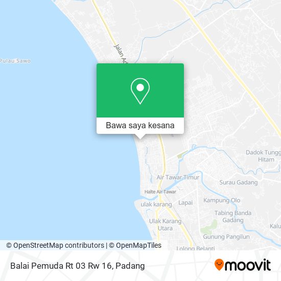 Peta Balai Pemuda Rt 03 Rw 16