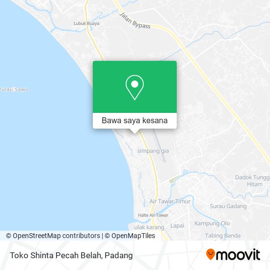 Peta Toko Shinta Pecah Belah