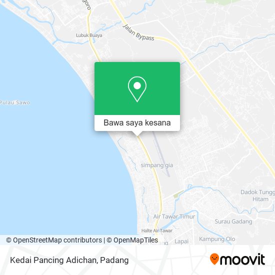 Peta Kedai Pancing Adichan