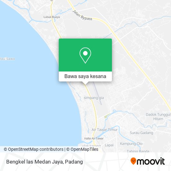 Peta Bengkel las Medan Jaya