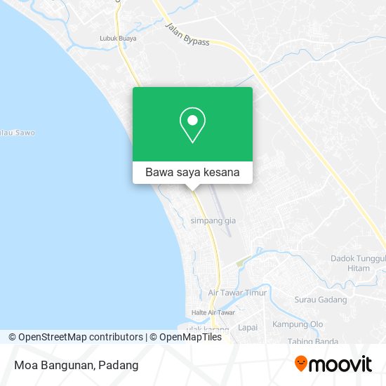 Peta Moa Bangunan