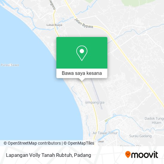 Peta Lapangan Volly Tanah Rubtuh