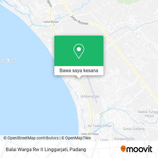 Peta Balai Warga Rw II Linggarjati