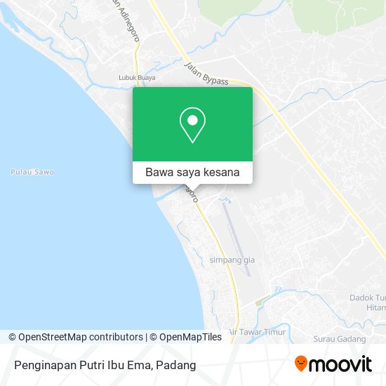 Peta Penginapan Putri Ibu Ema