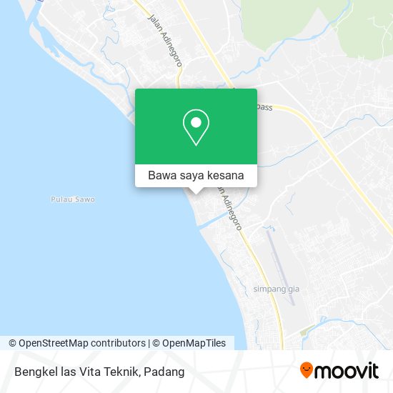 Peta Bengkel las Vita Teknik