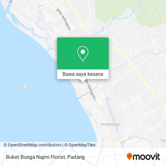 Peta Buket Bunga Najmi Florist