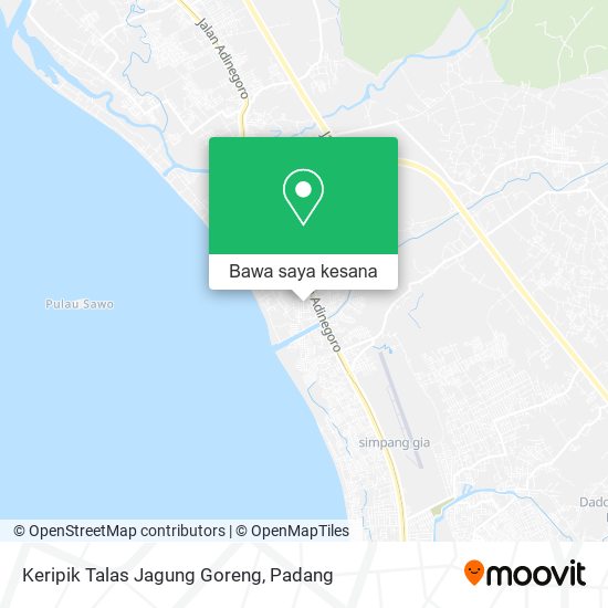 Peta Keripik Talas Jagung Goreng