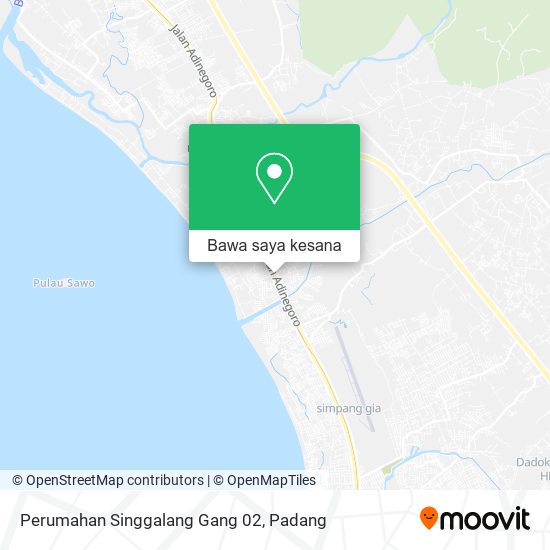 Peta Perumahan Singgalang Gang 02