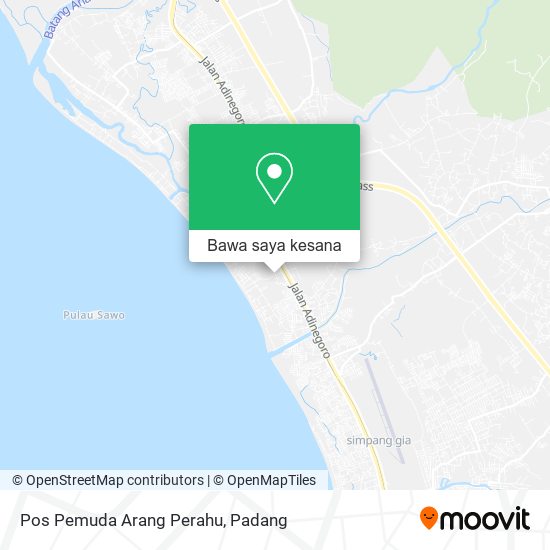 Peta Pos Pemuda Arang Perahu