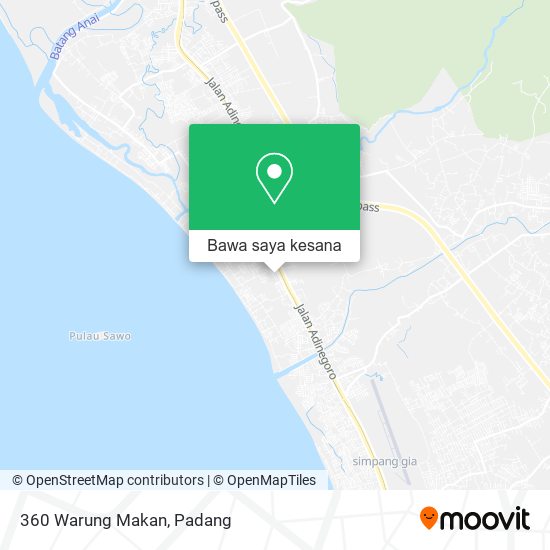 Peta 360 Warung Makan