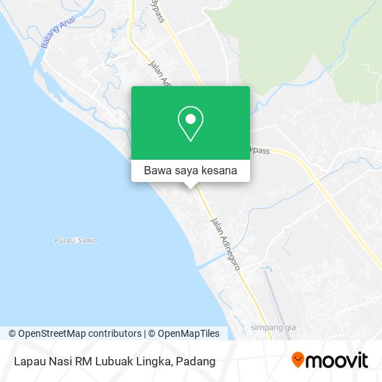 Peta Lapau Nasi RM Lubuak Lingka