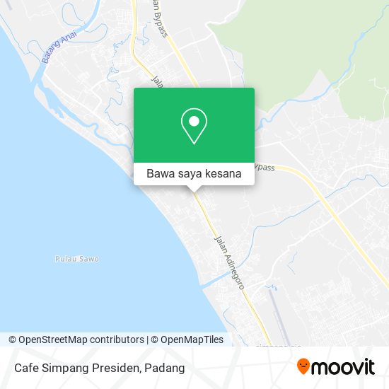 Peta Cafe Simpang Presiden