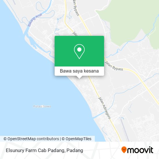 Peta Elsunury Farm Cab Padang