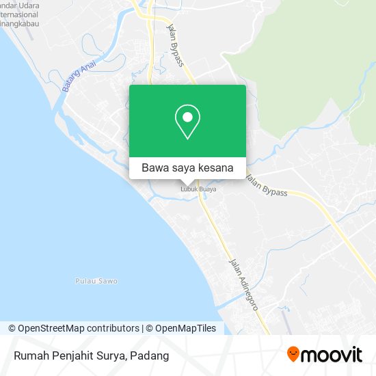 Peta Rumah Penjahit Surya