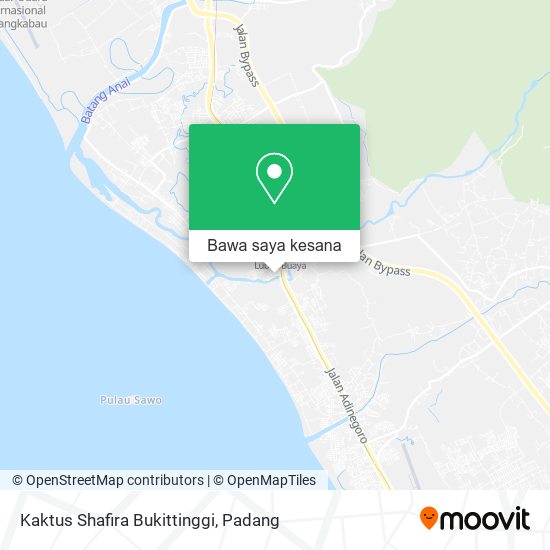 Peta Kaktus Shafira Bukittinggi