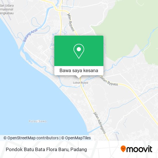 Peta Pondok Batu Bata Flora Baru