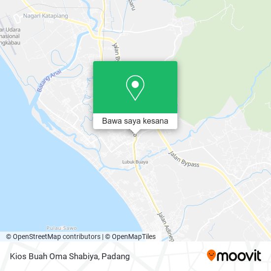 Peta Kios Buah Oma Shabiya