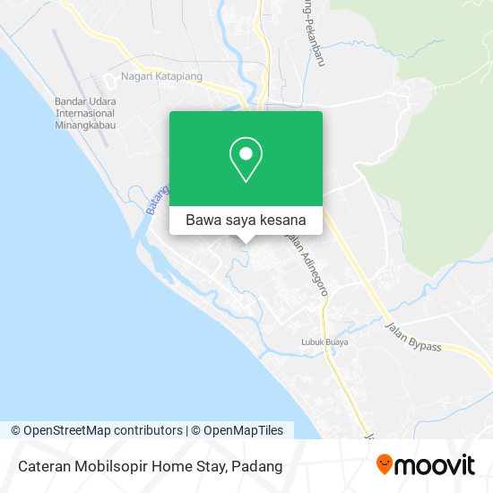Peta Cateran Mobilsopir Home Stay