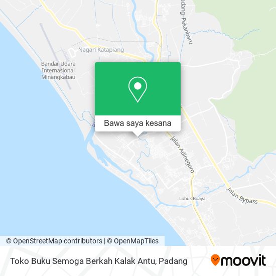 Peta Toko Buku Semoga Berkah Kalak Antu