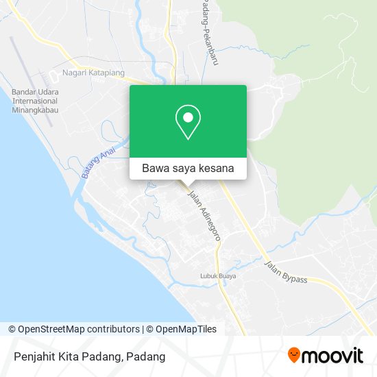 Peta Penjahit Kita Padang