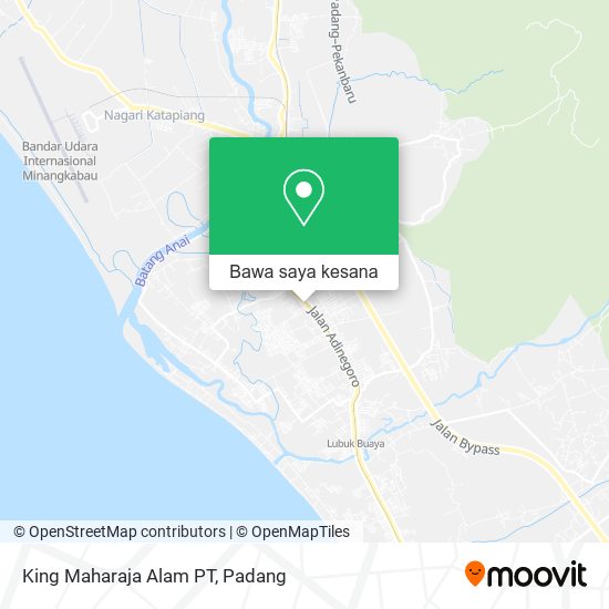 Peta King Maharaja Alam PT