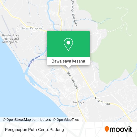 Peta Penginapan Putri Ceria