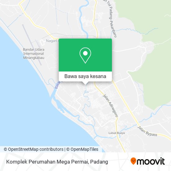 Peta Komplek Perumahan Mega Permai