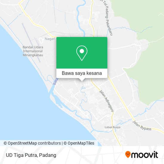 Peta UD Tiga Putra