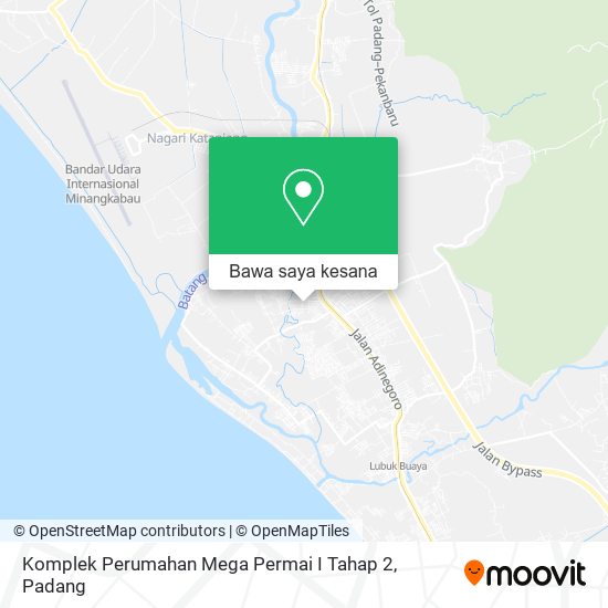 Peta Komplek Perumahan Mega Permai I Tahap 2