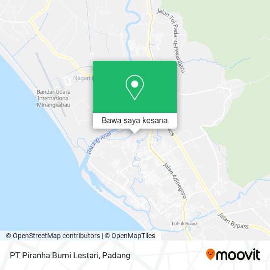 Peta PT Piranha Bumi Lestari