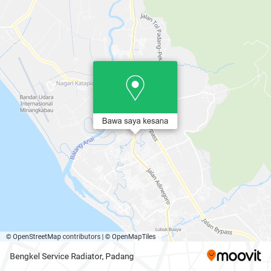 Peta Bengkel Service Radiator