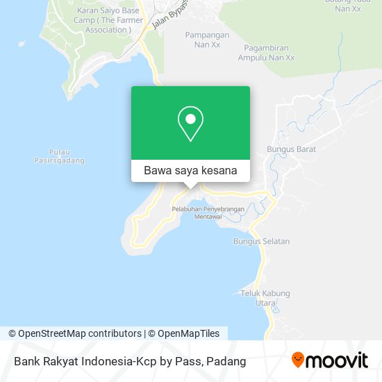 Peta Bank Rakyat Indonesia-Kcp by Pass