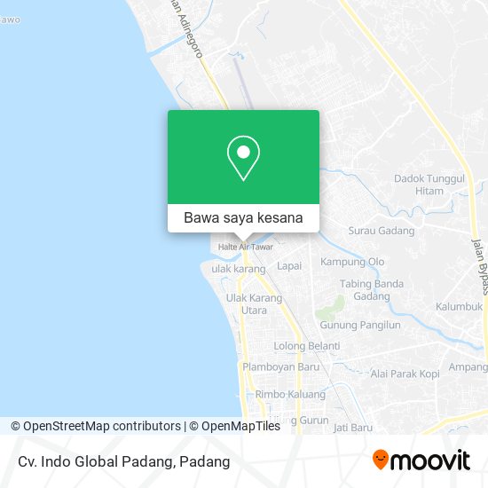 Peta Cv. Indo Global Padang