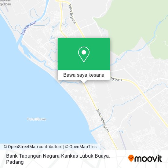 Peta Bank Tabungan Negara-Kankas Lubuk Buaya