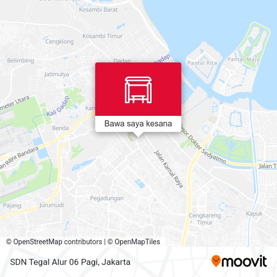 Peta SDN Tegal Alur 06 Pagi