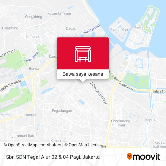 Peta Sbr. SDN Tegal Alur 02 & 04 Pagi