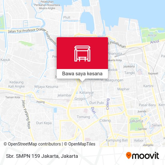 Peta Sbr. SMPN 159 Jakarta