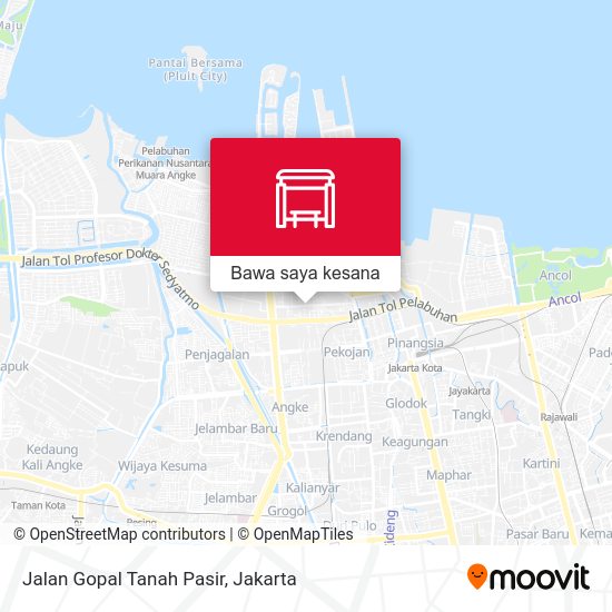 Peta Jalan Gopal Tanah Pasir