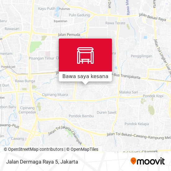 Peta Jalan Dermaga Raya 5