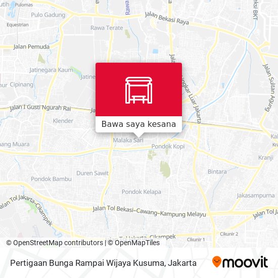 Peta Pertigaan Bunga Rampai Wijaya Kusuma