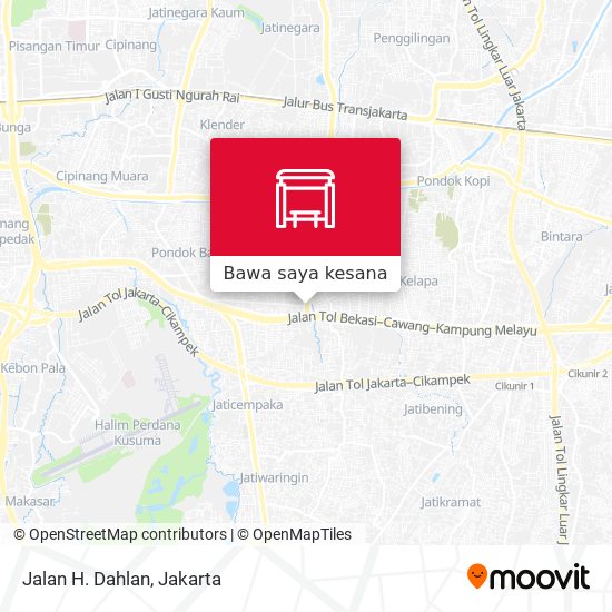 Peta Jalan H. Dahlan