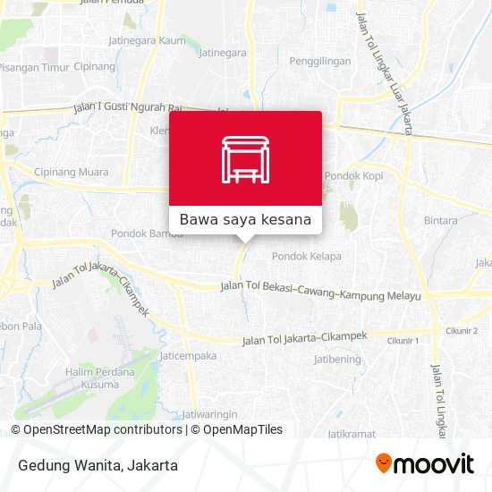 Peta Gedung Wanita