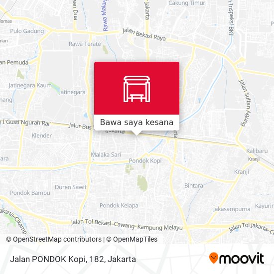 Peta Jalan PONDOK Kopi, 182